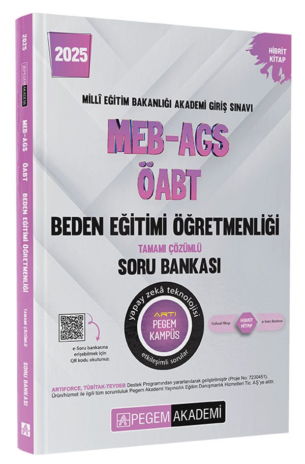 2025 MEB-AGS-ÖABT Beden Eğitimi Öğretmenliği Tamamı Çözümlü Soru Bankası