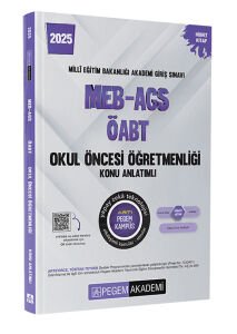 2025 MEB-AGS-ÖABT Okul Öncesi Öğretmenliği Konu Anlatımlı