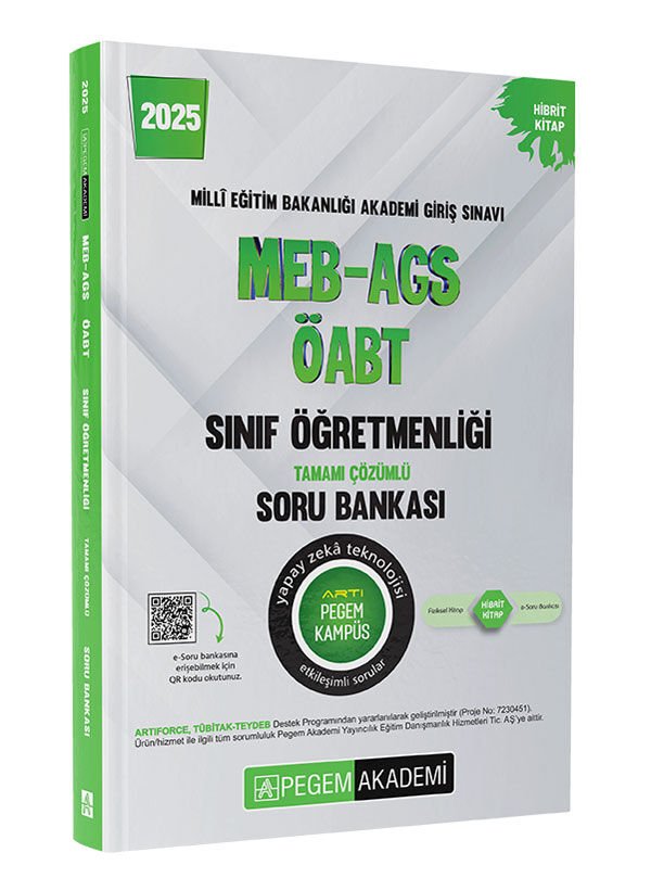 2025 MEB-AGS-ÖABT Sınıf Öğretmenliği Tamamı Çözümlü Soru Bankası