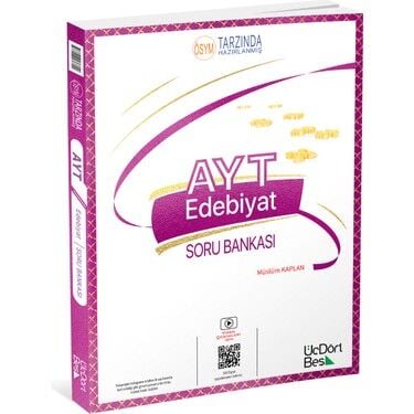 AYT EDEBİYAT SORU BANKASI ÜÇDÖRTBEŞ YAYINLARI