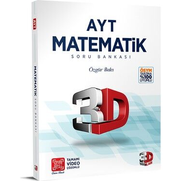 AYT MATEMATİK SORU BANKASI 3D YAYINLARI