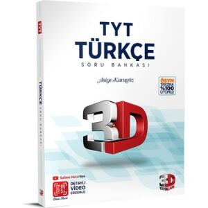 TYT TÜRKÇE SORU BANKASI 3D YAYINLARI