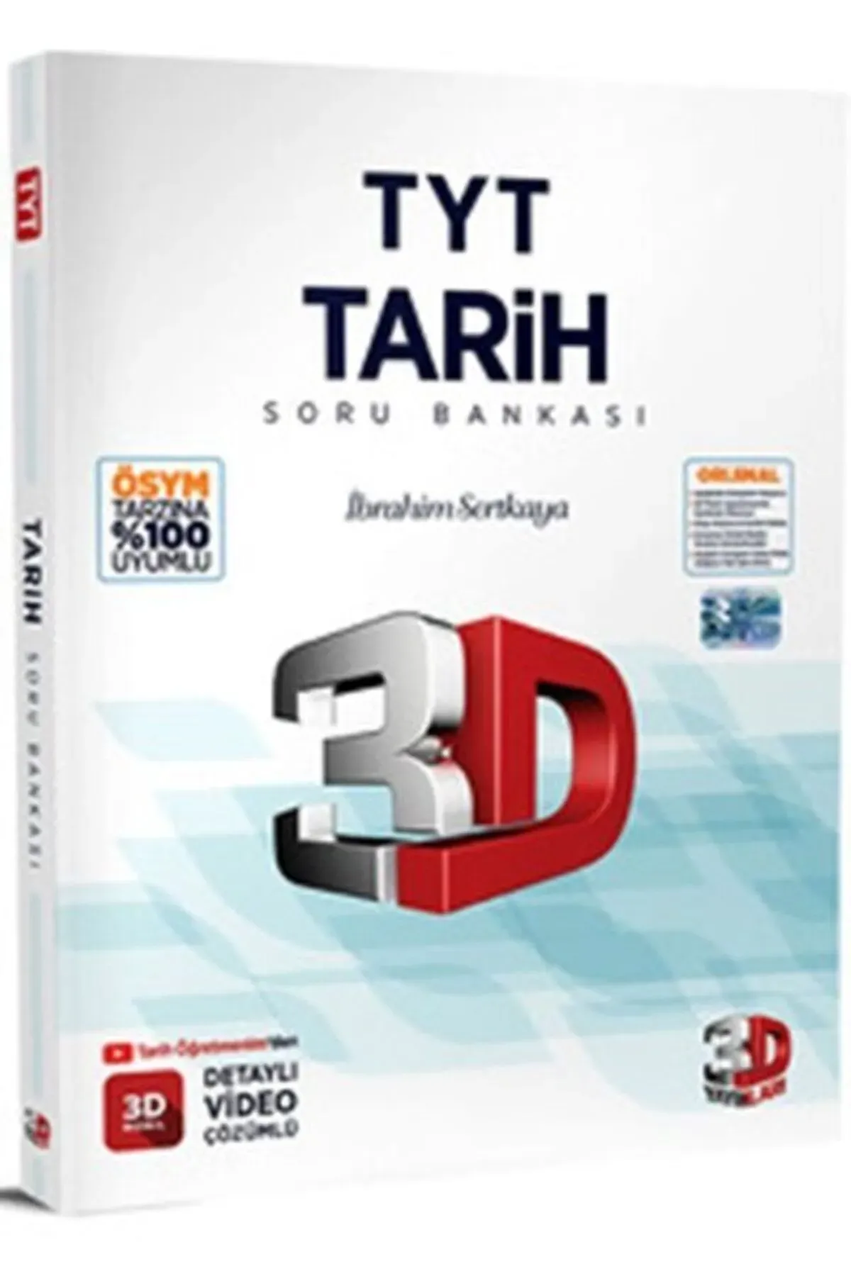 TYT TARİH SORU BANKASI 3D YAYINLARI