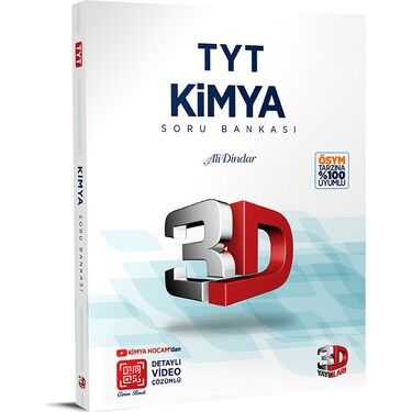 TYT KİMYA SORU BANKASI 3D YAYINLARI