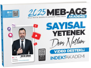 2025 MEB-AGS SAYISAL YETENEK DERS NOTLARI VİDEO DESTEKLİ