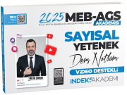 İNDEKS AKADEMİ 2025 MEB-AGS SAYISAL YETENEK DERS NOTLARI VİDEO DESTEKLİ