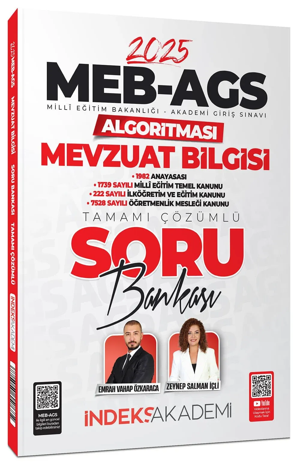 2025 MEB-AGS MEVZUAT BİLGİSİ SORU BANKASI İNDEKS AKADEMİ