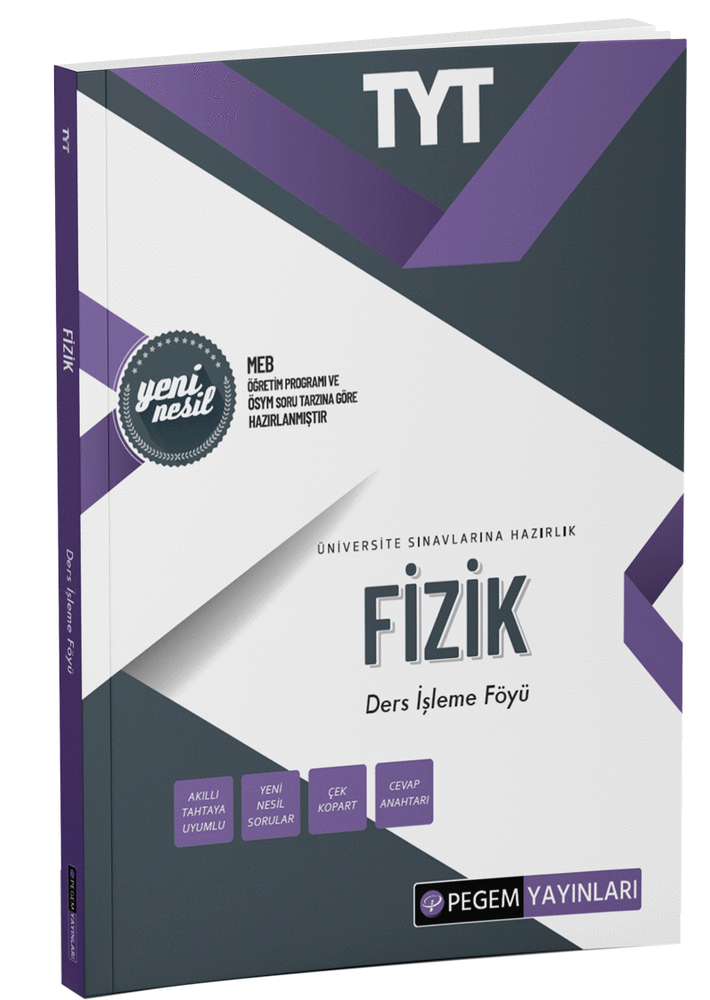 Pegem YKS TYT Fizik Ders İşleme Föyü Pegem Akademi Yayınları