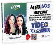 Dizgi Kitap 2025 MEB-AGS Mevzuat Bilgisi Video Ders Notu - Eğitimci İkizler Dizgi Kitap