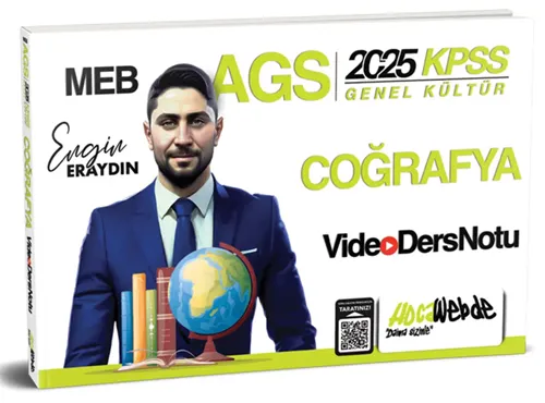 2025 KPSS MEB-AGS Türkiye Coğrafyası HocaWebde Video Ders Notu - Engin Eraydın