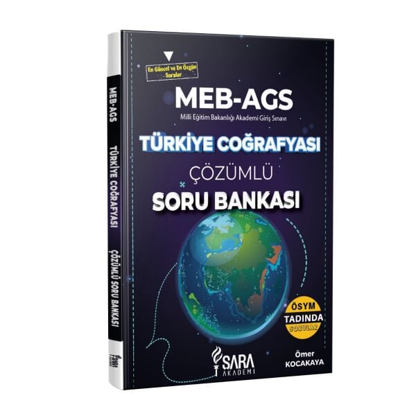 MEB-AGS TÜRKİYE COĞRAFYASI ÇÖZÜMLÜ SORU BANKASI - ŞARA AKADEMİ