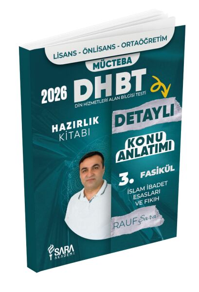 DHBT KONU ANLATIMLI DETAYLI HAZIRLIK SETİ 7 FASİKÜL - ŞARA AKADEMİ